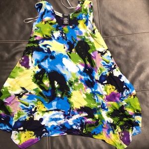 Shift dress multicolored